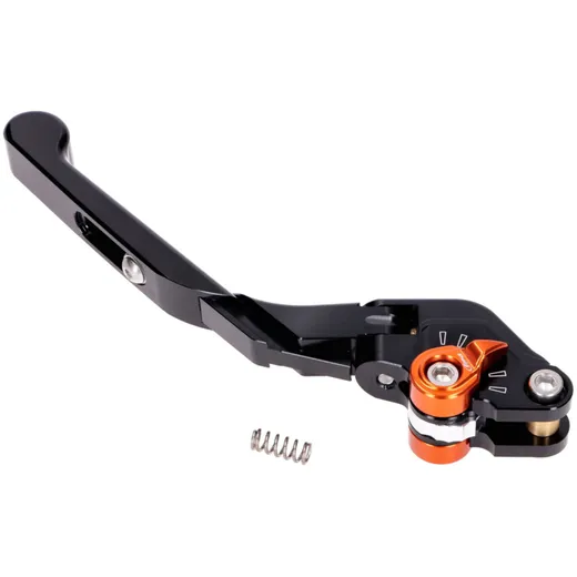 Kupplungshebel / Bremshebel Puig 3.0 hinten einstellbar, klappbar, längenverstellbar - schwarz orange PUI24-NNT