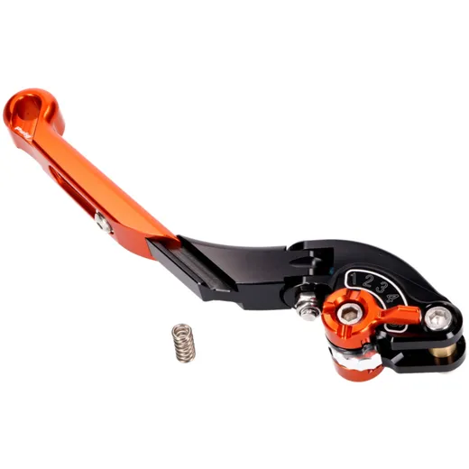 clutch lever / rear brake lever Puig 2.0 adjustable, extendable folding - orange black PUI29-TNT clutch lever / rear brake lever Puig 2.0 adjustable, extendable folding - orange black PUI29-TNT