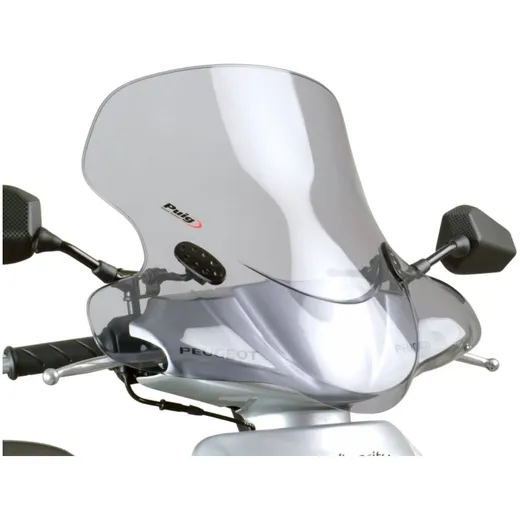windshield Puig City Touring smoke for Peugeot Vivacity 50, 100, 125 (00-08) PUI4679H