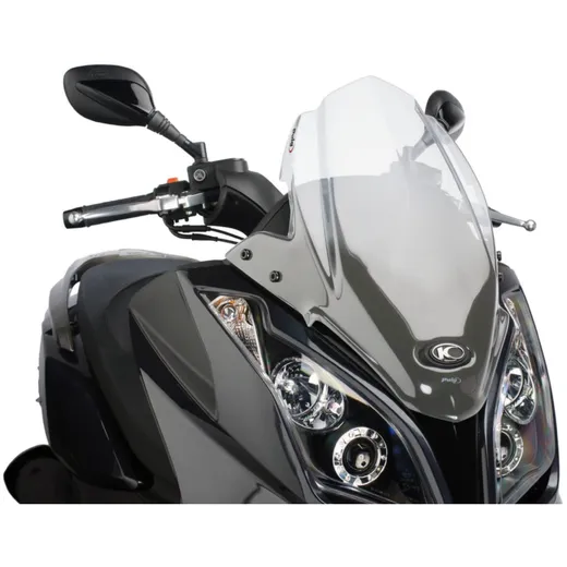 Verkleidung Windschild Puig V-Tech Sport transparent / klar für Kymco Downtown 125i, 300i ABS 09-14 PUI5522W