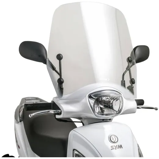 Verkleidung Windschild Puig T.S. transparent / klar für SYM Symphony S, SR 50, 125, 150 PUI6257W