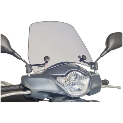 Verkleidung Windschild Puig Trafic smoke für Honda SH 125i, SH 150i (12-14) PUI6411H