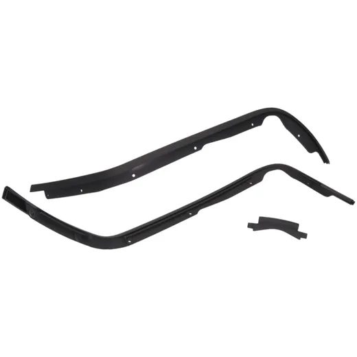 leg shield edge trim set, matt black for Vespa Primavera, Vespa Sprint 2013- PV760B