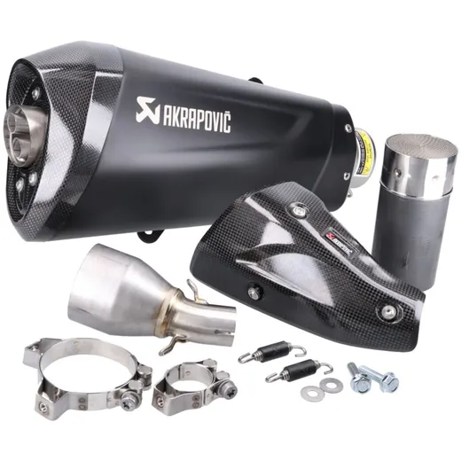 exhaust Akrapovic Slip-On silencer for Vespa GTS, GTV 300 Euro5 2020- S-VE3SO10-HZDFBL