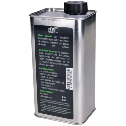 2-Takt Motoröl / Mischöl Schmitt Rennöl Rizinus 1Liter STT43_1