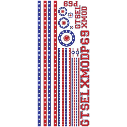 Aufkleberdekorset SIP "Stars & Stripes" 48273