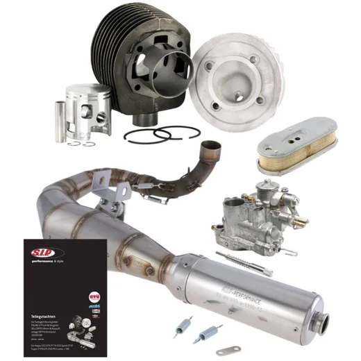 Tuningkit SIP POLINI 177 ccm SPORT "Legal" für Vespa 125 GT, GTR, TS, 150 Sprint, V, Super, P125-150X, PX125-150 E, P150S 47543
