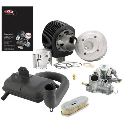Tuningkit SIP D.R. 177 ccm ROAD "Legal" für Vespa P125-150X, PX125-150E, Lusso 47829 Tuningkit SIP D.R. 177 ccm ROAD "Legal" für Vespa P125-150X, PX125-150E, Lusso 47829