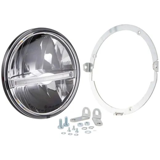 Scheinwerfer SIP Performance LED rund Ø 143 mm für Vespa PX80-200, PE, Lusso, ´98, MY, ´11, LML Star 125-200 2T, 4T 46468