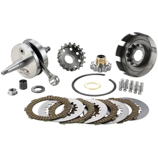 Kupplung, Kurbelwelle Kit SIP Performance Verzahnt Drehschieber für Vespa 200 Rally, P200E, PX200 E, Lusso, ´98, MY, Cosa 200 47