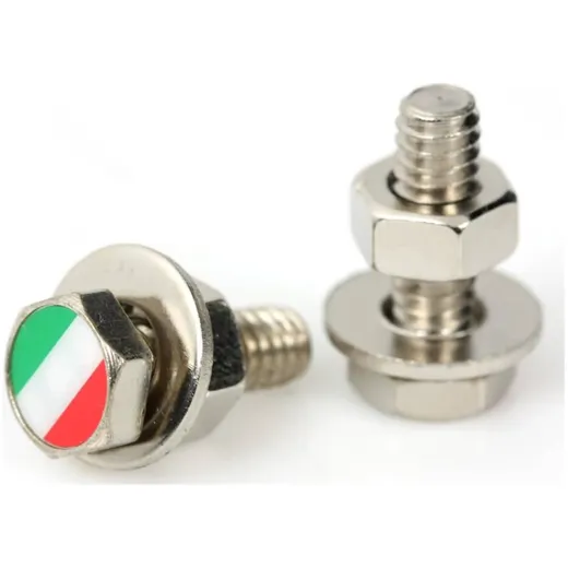 Schraube Nummernschild, -halter M6x20 mm, Sechskant SIP TRICOLORE 44983