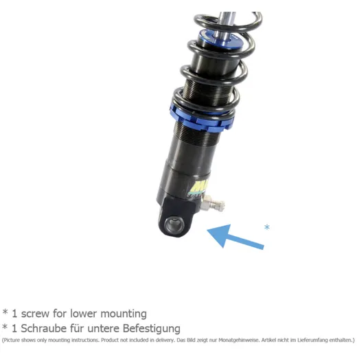 front shock absorber Malossi RS24 275mm for Vespa Primavera,_1