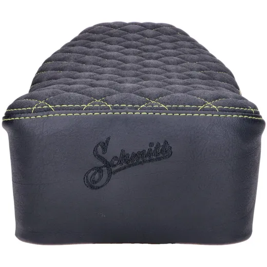 seat kit Schmitt diamond quilted, black / yellow for Simson _2