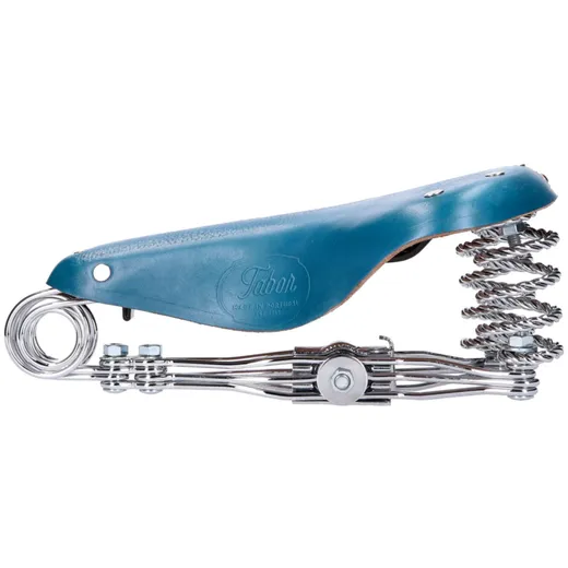 Sattel / Sitz Tabor 240 Classic Tonnenfeder - himmelblau TB4_2