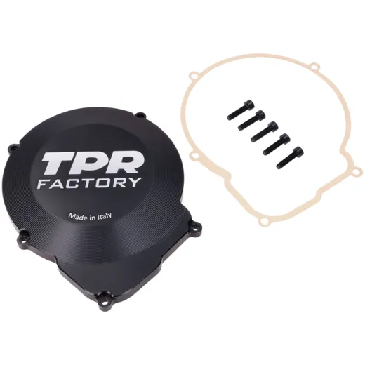 Deckel TPR Factory Zündungsabdeckung am Motorgehäuse schwarz für Minarelli AM6 50ccm LC, Aprilia RS, Beta RR, Peugeot XPS TP-99C