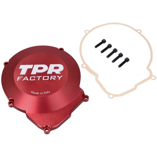 Deckel TPR Factory Zündungsabdeckung am Motorgehäuse rot für Minarelli AM6 50ccm LC, Aprilia RS, Beta RR, Peugeot XPS TP-99CAAM0