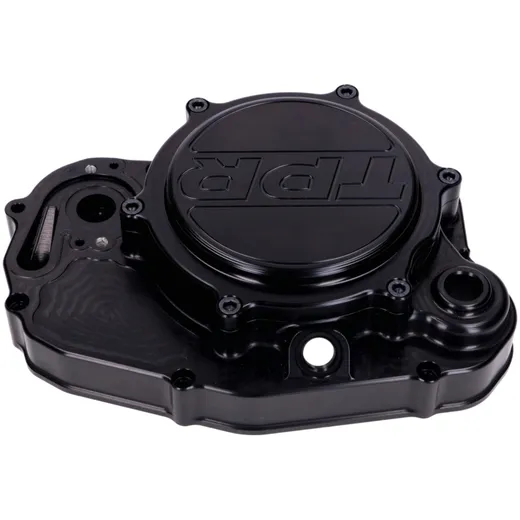 Clutch cover TPR Factory black for Aprilia RX 50, Minarelli _3