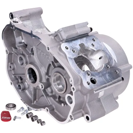 Crankcase / engine case AM6 TPR Factory 50cc-86cc 39mm-44mm stroke for Minarelli AM6, Aprilia, Beta, Peugeot TP-99CRAM0500 Crankcase / engine case AM6 TPR Factory 50cc-86cc 39mm-44mm stroke for Minarelli AM6, Aprilia, Beta, Peugeot TP-99CRAM0500