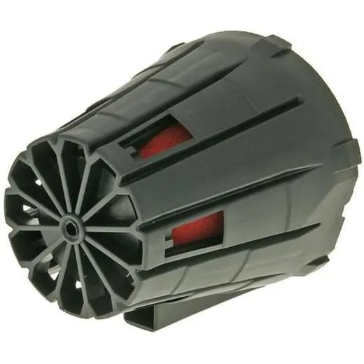 air filter boxed racing 39-45mm 45° carb connection (incl. adapter) red filter, black housing VC18399