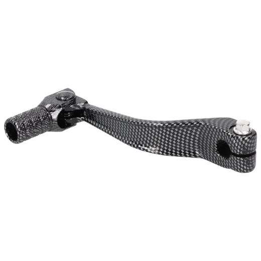 gear shift lever aluminum carbon-look for Piaggio / Derbi engine D50B0, EBE Off-Road , SM VC18421