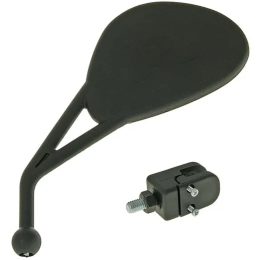 mirror Race collapsible left incl. mounting clamp M8 thread for ATV, Supermoto VC18650