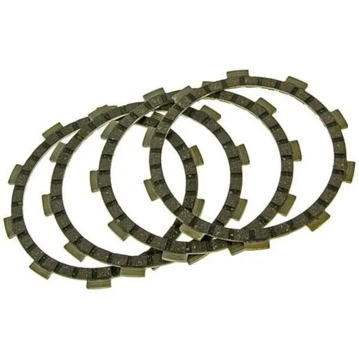 Lamellen Kupplungsscheiben Set 4-Reibscheiben-Kupplung für Minarelli AM, Generic, KSR-Moto, Keeway, Motobi, Ride, CPI, 1E40MA, 1