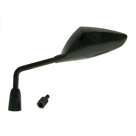 mirror Sport left side M8 / M10 thread (adapter) triangle black VC20002