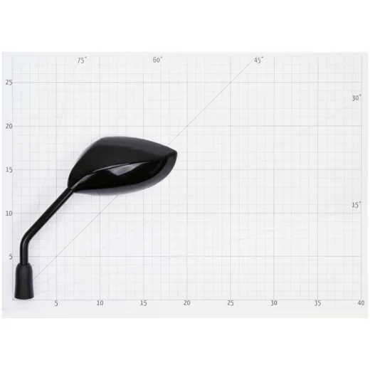 Spiegel Sport links M8 / M10 oval schwarz VC20004_1