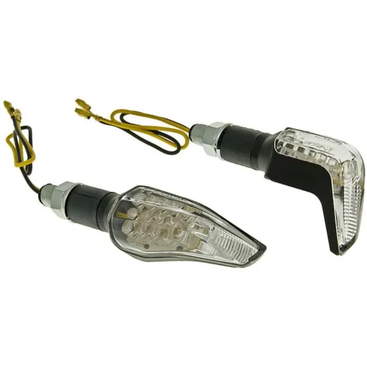 indicator light set M10 thread LED black Sidewinder clear glass VC20068 indicator light set M10 thread LED black Sidewinder clear glass VC20068