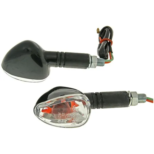 indicator light set M10 thread black Doozy transparent, long version VC20115 indicator light set M10 thread black Doozy transparent, long version VC20115