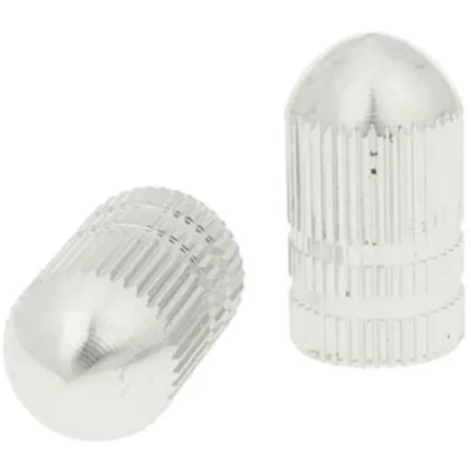 Ventilkappen Set Bullet silber - universal VC20683