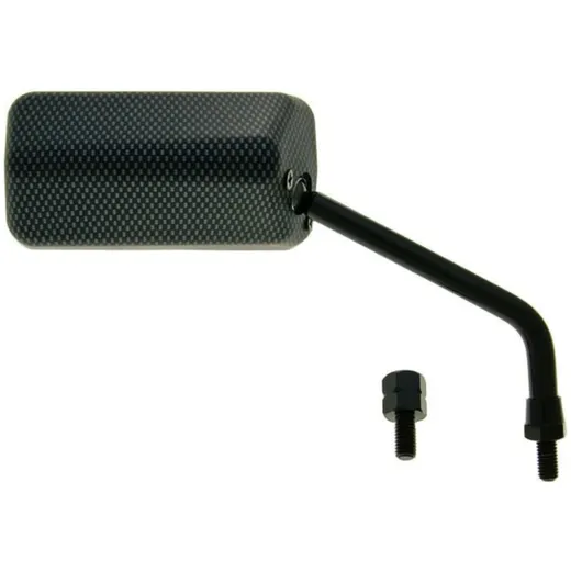 mirror F1 right, M8 short right-hand thread incl. adapter, carbon-look matt VC21146