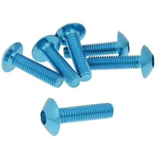 Bolzen Schraubensatz 6 Stück Verkleidung blau - M5x20 VC21229 Bolzen Schraubensatz 6 Stück Verkleidung blau - M5x20 VC21229