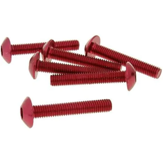 Bolzen Schraubensatz 6 Stück Verkleidung rot - M5x30 VC21234 Bolzen Schraubensatz 6 Stück Verkleidung rot - M5x30 VC21234
