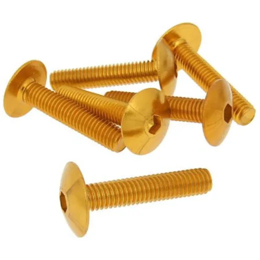 Bolzen Schraubensatz 6 Stück Verkleidung gold - M6x30 VC21247
