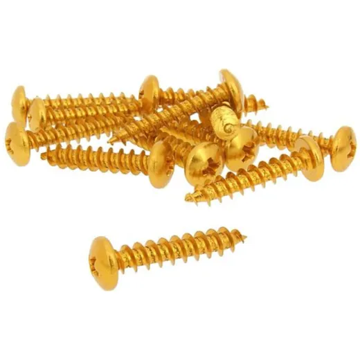 Bolzen Schraubensatz 12 Stück Verkleidung gold - 6x30 VC21267