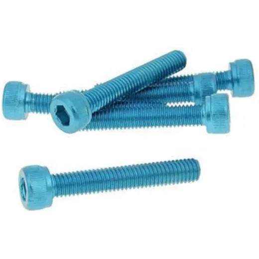 hexagon socket screw set - anodized aluminum blue - 6 pcs - M5x30 - styling VC21273 hexagon socket screw set - anodized aluminum blue - 6 pcs - M5x30 - styling VC21273