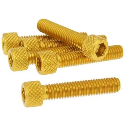 hexagon socket screw set - anodized aluminum gold - 6 pcs - M6x30 - styling VC21287 hexagon socket screw set - anodized aluminum gold - 6 pcs - M6x30 - styling VC21287