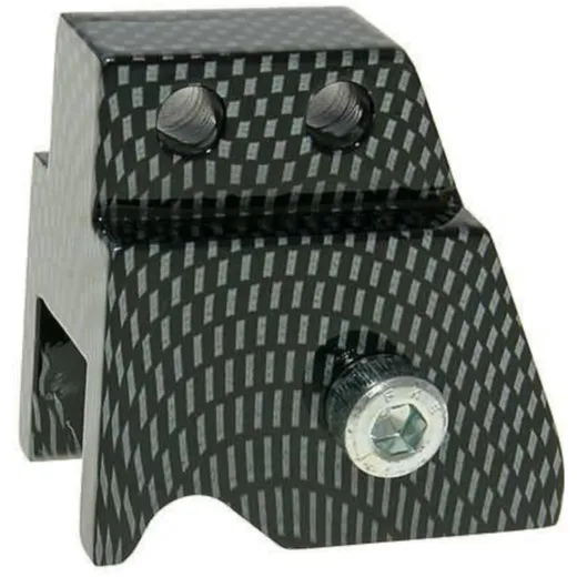 shock extender CNC 2-hole adjustable mounting - carbon look for Minarelli VC21301