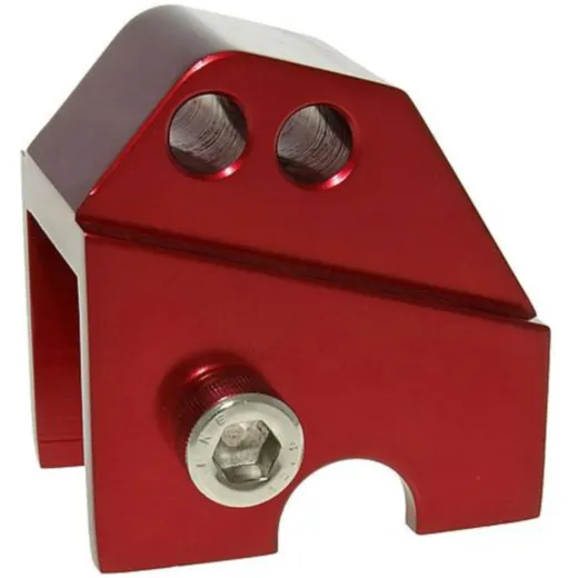 shock extender CNC 2-hole adjustable mounting - red for Piaggio VC21316