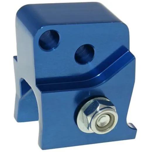 shock extender CNC 2-hole adjustable mounting - blue for Peugeot horizontal VC21321