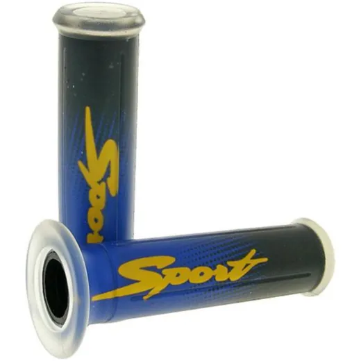handlebar rubber grip set sport transparent blue VC21582 handlebar rubber grip set sport transparent blue VC21582