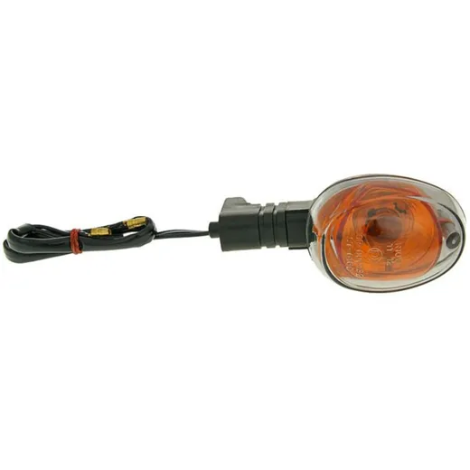 indicator light assy clear front left / rear right for Booster, BWs, Gilera H@k, GSM, Zulu VC22455
