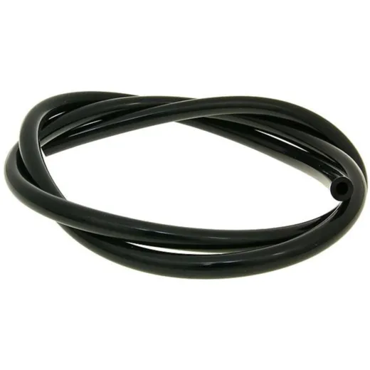 fuel hose black chloroprene rubber 1m - 4mm inner, 8mm outer diameter VC23312