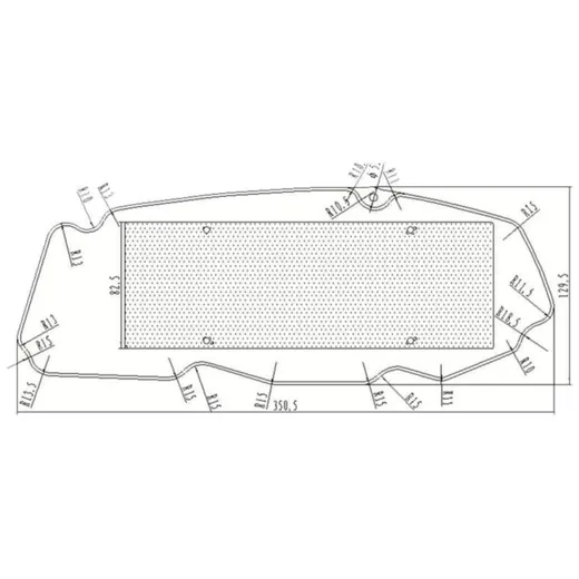 air filter original replacement for Honda FSC 400 (06-), FSC_1