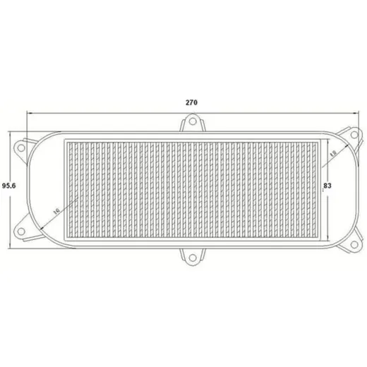 Luftfilter Einsatz für Kymco People 250 (03-) VC24886_1