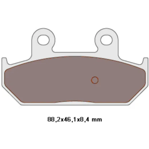 brake pads organic for Suzuki AN 250, 400, 650 VC25010_1
