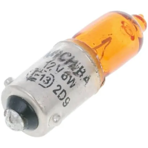 turn signal bulb orange H6W BAX9s 12V 6W VC30989 turn signal bulb orange H6W BAX9s 12V 6W VC30989