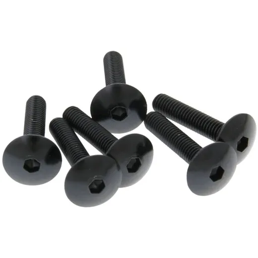 Bolzen Schraubensatz 6 Stück Verkleidung schwarz - M6x30 VC32419 Bolzen Schraubensatz 6 Stück Verkleidung schwarz - M6x30 VC32419