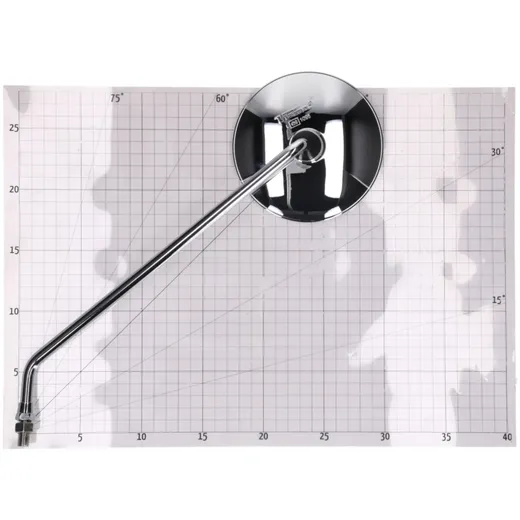 mirror left M10 chromed for Vespa Classic, LML Star VC38797_2